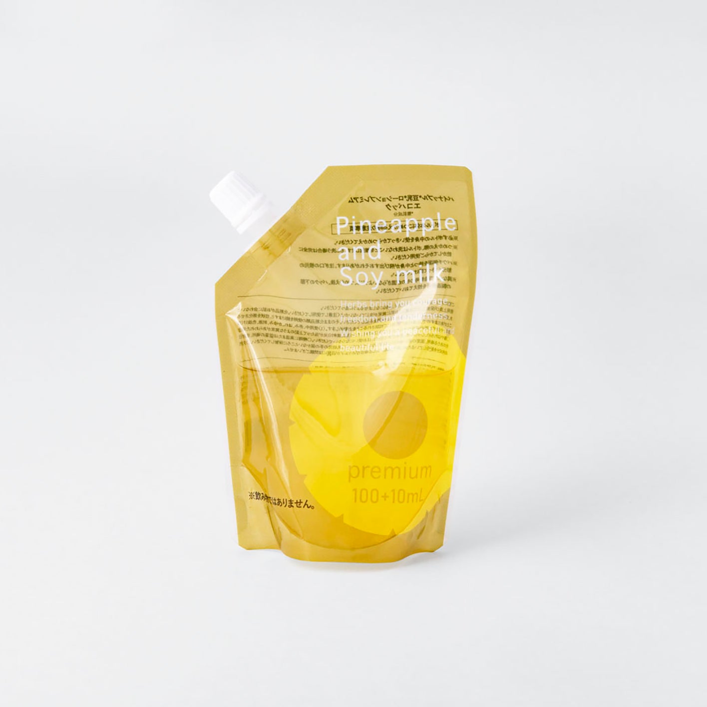 Pineapple and Soy Milk Hair Inhibitor Lotion Premium Eco-Refill Pack 110mlL