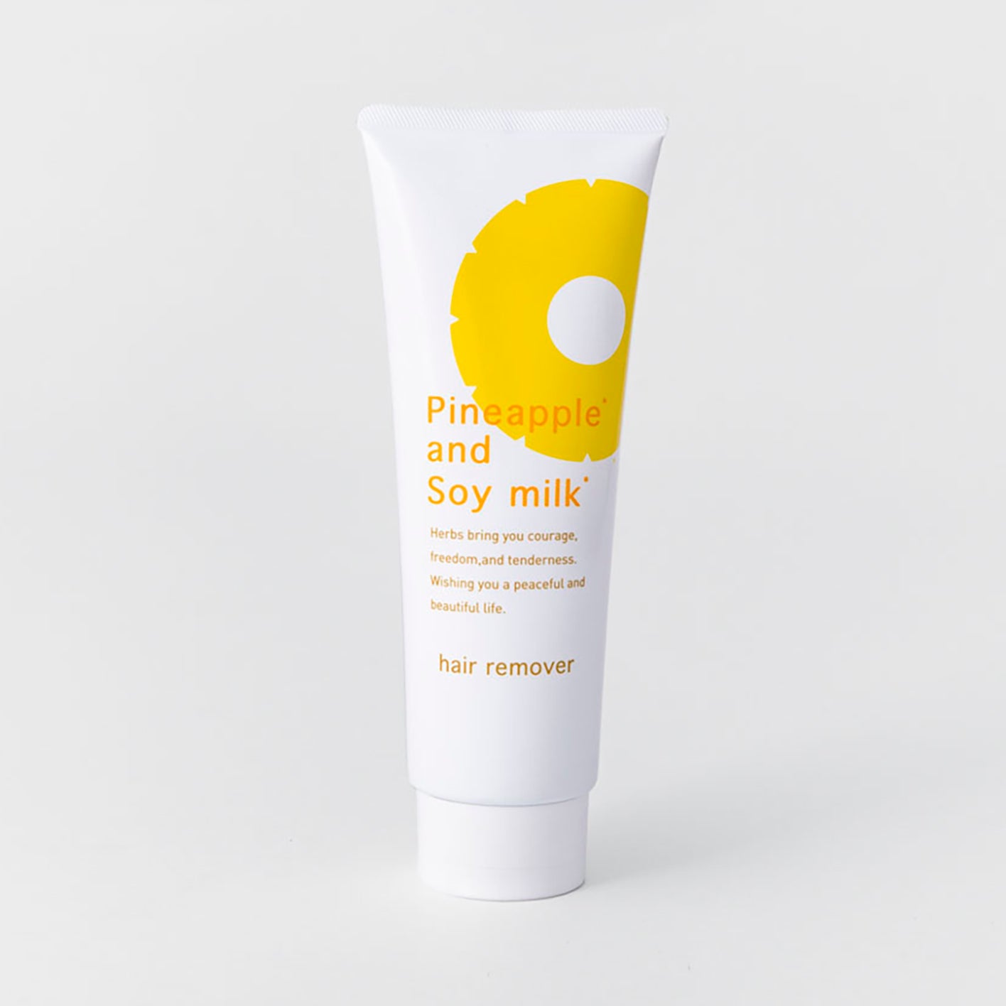 Pineapple and Soy Milk Hair Removal Cream 230g (For Body, Bikini) (Suitable for Sensitive Skin, Kid-Friendly) (Pain and Odor-free) (Made in Japan)