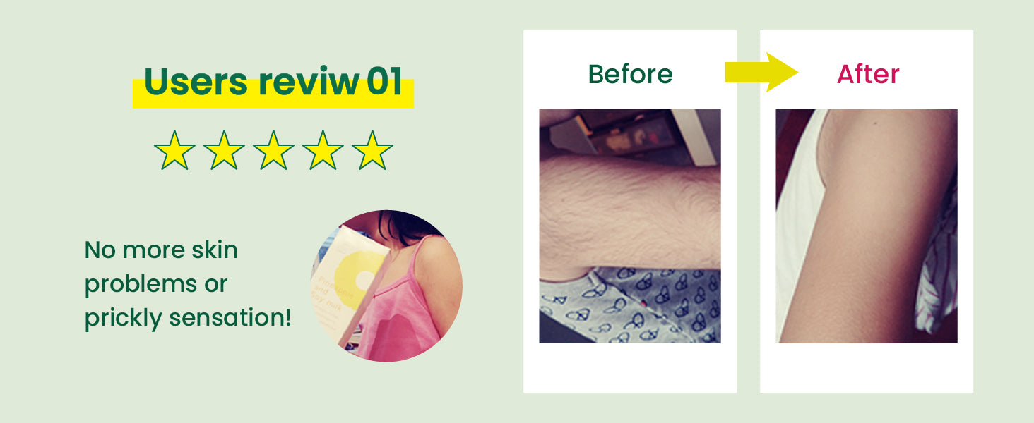 Pineapple and Soy Milk Hair Removal Cream 230g (For Body, Bikini) (Suitable for Sensitive Skin, Kid-Friendly) (Pain and Odor-free) (Made in Japan)