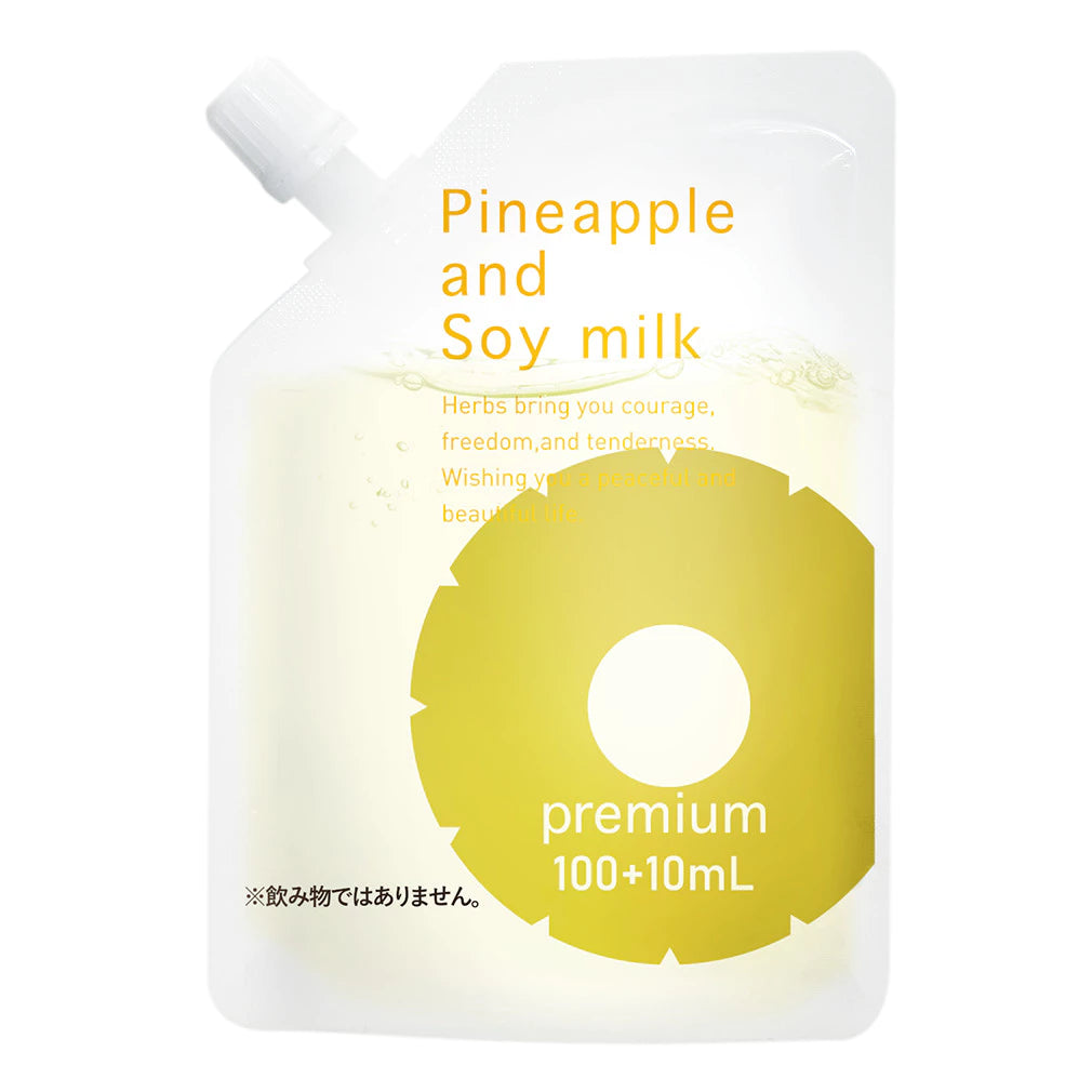 Pineapple and Soy Milk Hair Inhibitor Lotion Premium Eco-Refill Pack 110mlL