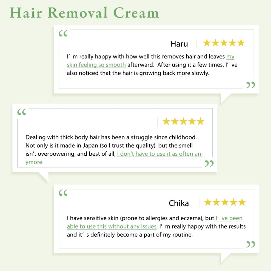 Pineapple and Soy Milk Hair Removal Cream 2pcs.(For Sensitive Skin, Kid-Friendly)