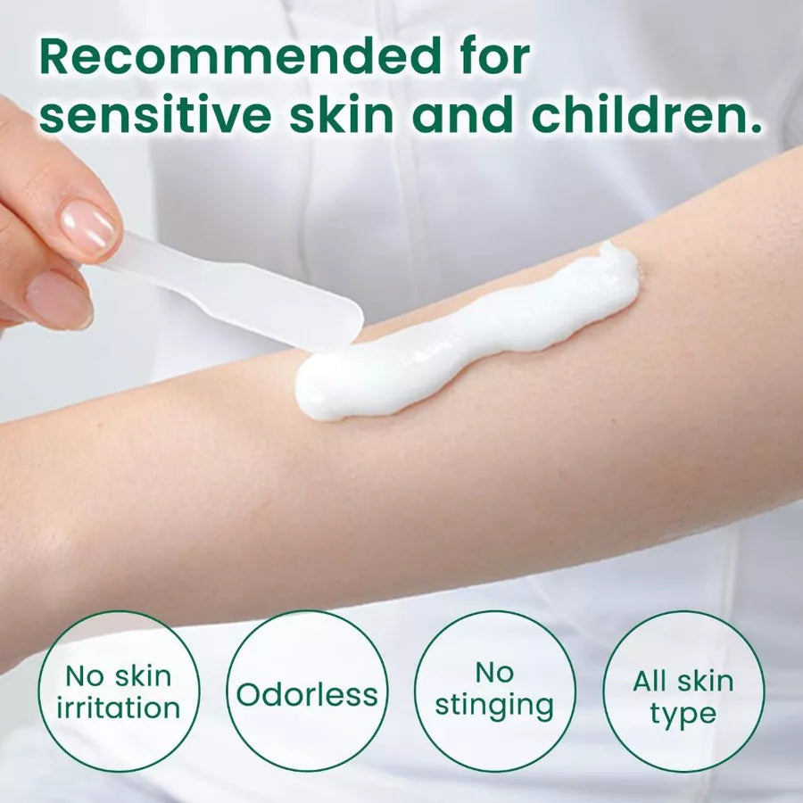 Pineapple and Soy Milk Hair Removal Cream 2pcs.(For Sensitive Skin, Kid-Friendly)