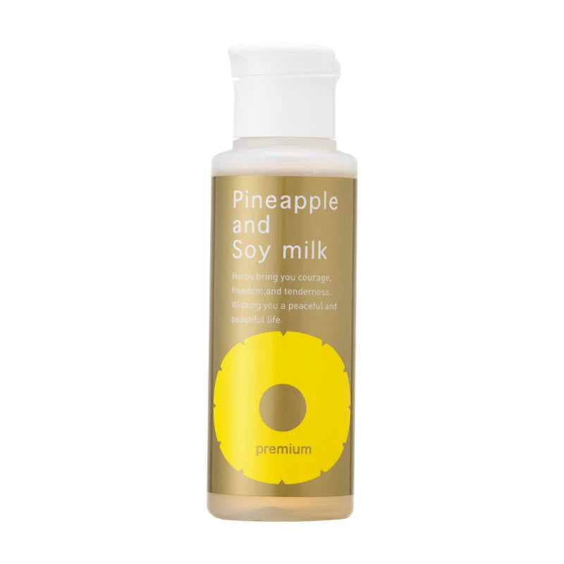 Pineapple and Soy Milk Hair Inhibitor Lotion Premium 100mlL (High Concentration, Reduces Hair Growth) (Daily Use) (For Face, Body, Bikini) (Made with Natural Ingredients)