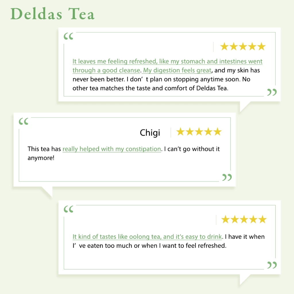 Deldas Tea: Delicious Daily Diet Tea 150g (5g x 30 packets) (Blended with Oolong Tea, Kuma Bamboo Grass, Candelabra Aloe, Gymnema, and Garcinia)