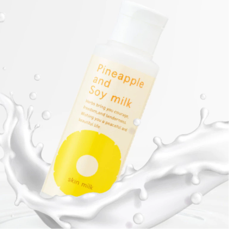 Lait capillaire inhibiteur à l'ananas et au lait de soja 100 ml