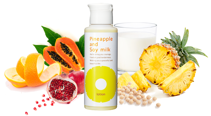 Hair inhibitor Pineapple and Soy Milk Lotion SUZUKIHERB　LABORATORY hair removal for kids children toddler body hair removal
