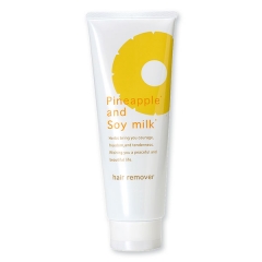 Pineapple and Soy Milk Hair Removal Cream, DIY hair-removal, quasi drug, body, bikini, sensitive ski...