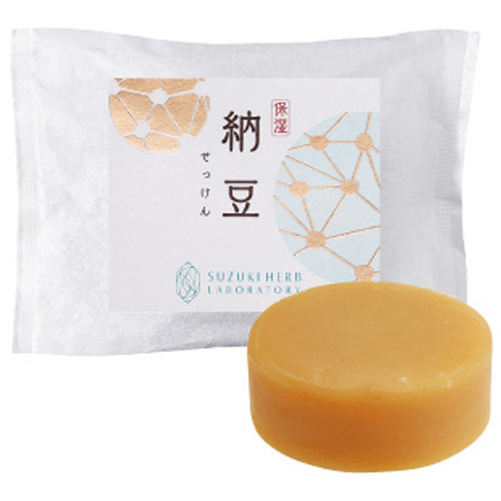 Soybean Soap 80g - face, body, rich-foam, made in Japan, a gentle formula suitable for all skin types